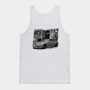 Nissan Skyline r34 GTR Nardo, JDM Car Tank Top